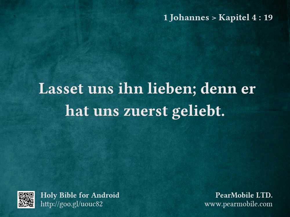 1 Johannes, Kapitel 4:19
